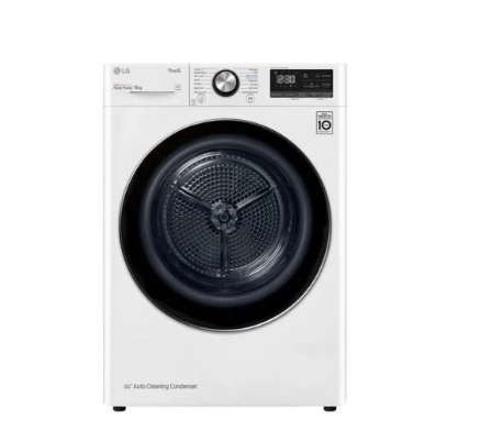 LG Heat Pump Dryer 9kg - Dual Inverter, A+++, White