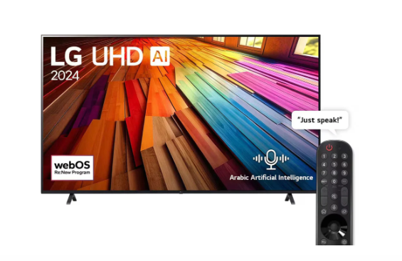 LG 86" UHD UT80 4K Smart TV – AI Magic Remote, HDR10, webOS24